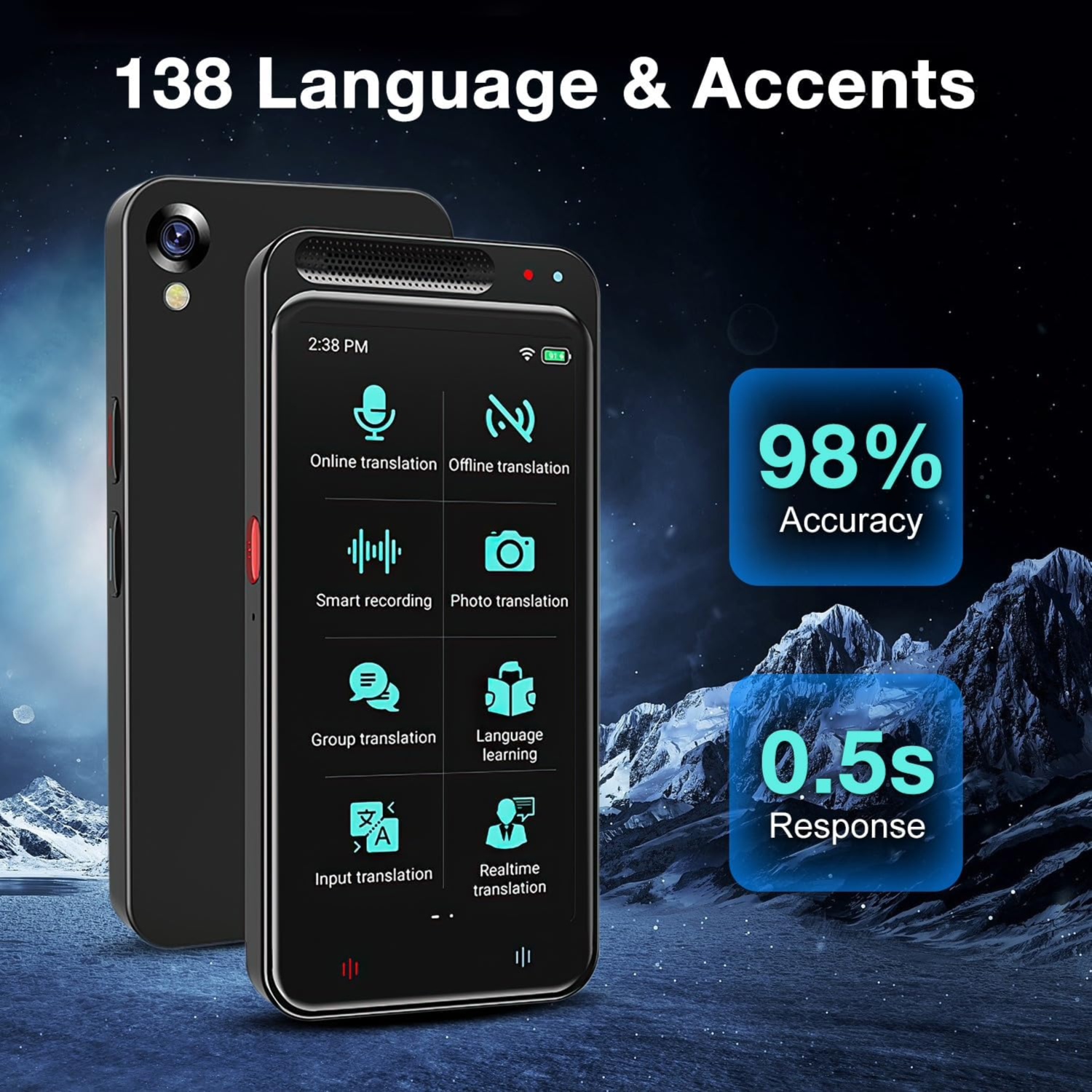 AI Translator Device S09