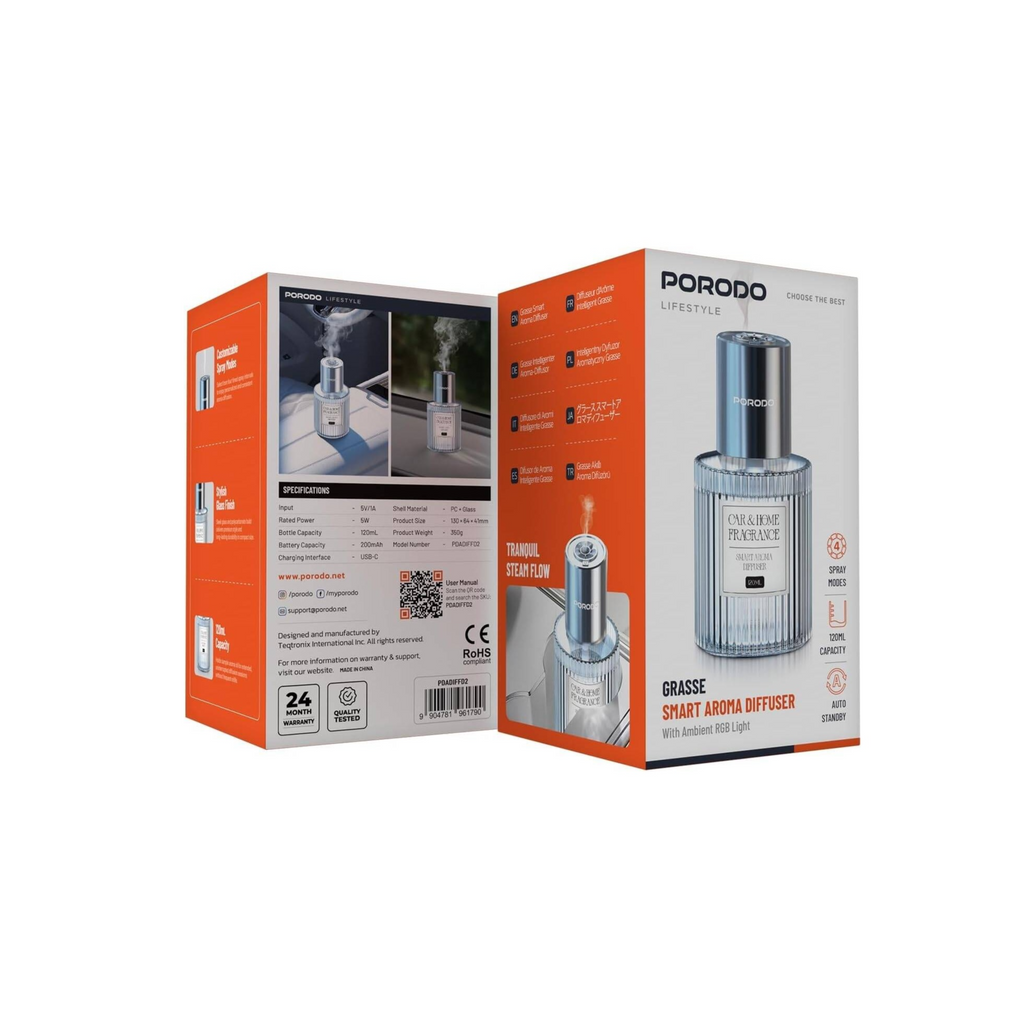 Porodo Lifestyle Grasse Smart Aroma Diffuser