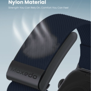سوار موكسيدو Hybrid Fit-Weave نايلون مجدول لساعة iWatch وWH 4.0 – أزرق ليلي