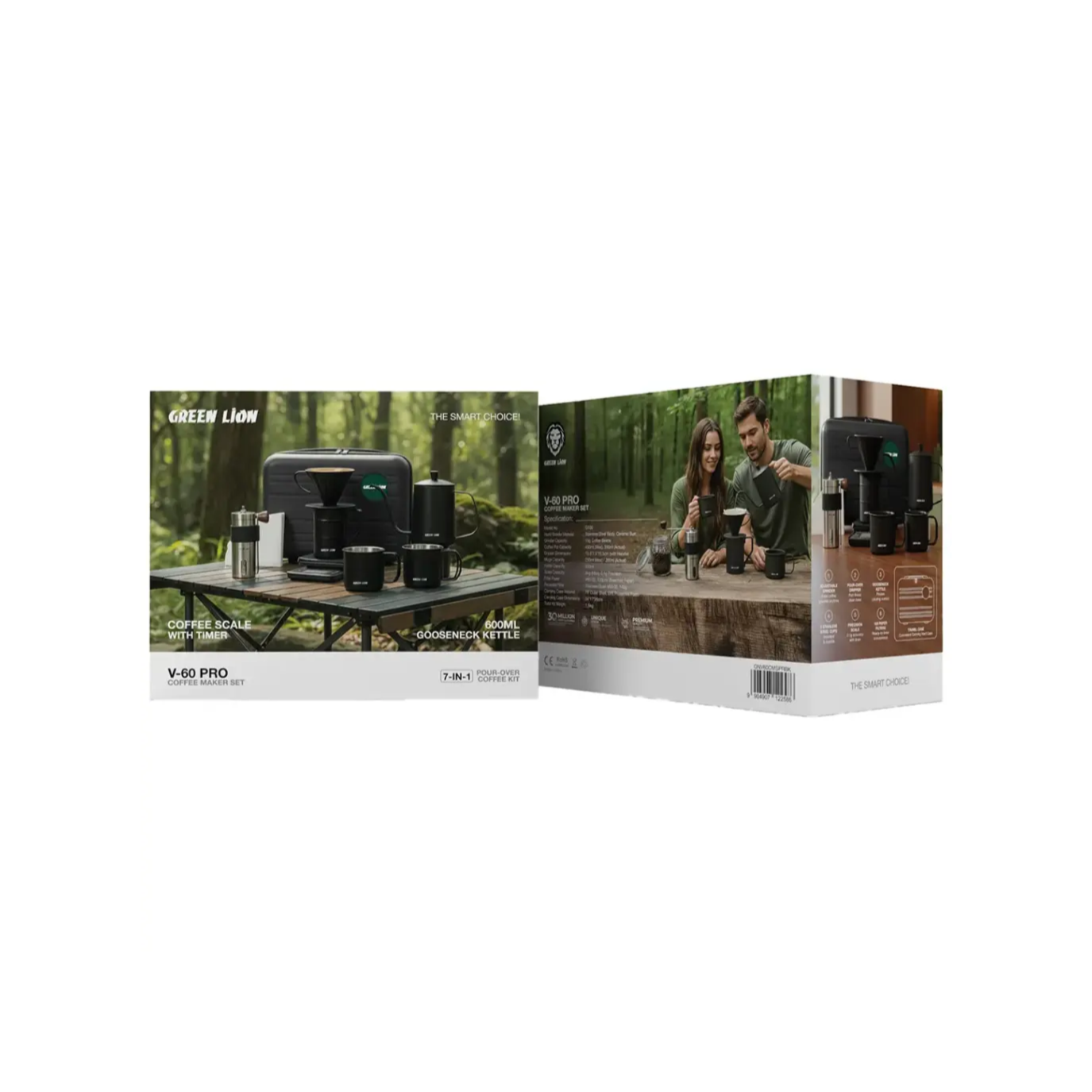 Green Lion V-60 Pro Coffee Maker Set 7 in 1