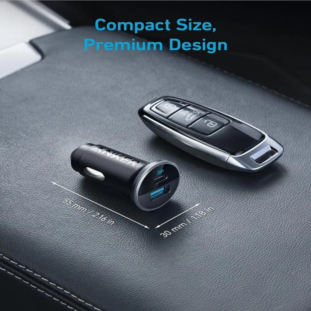 Anker 323 Car Charger 52.5w A2735h11