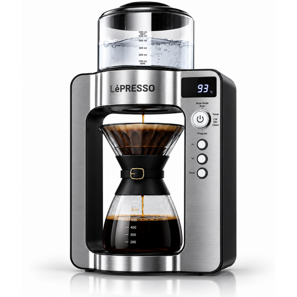 ليبرسو أرتيزان برو – ماكينة تحضير قهوة أوتوماتيكية بطريقة السكب Pour-Over مع تقطير دوّار وإعدادات مخصّصة