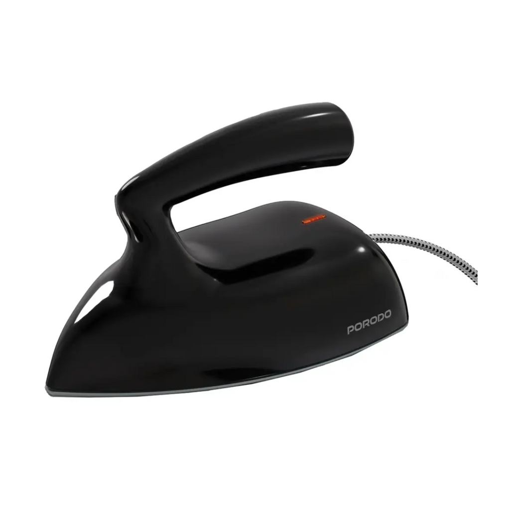 Porodo Lifestyle Ironix Portable Mini Iron Steamer with Bakelite Handle