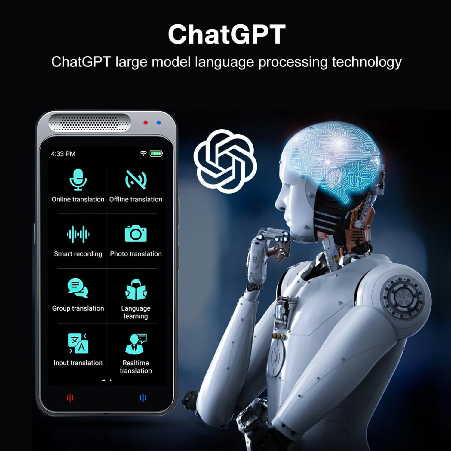 AI Translator Device S09