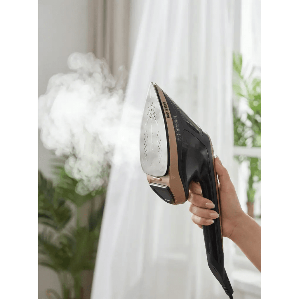 مكواة بخار 2 في 1 ومبخرة ملابس BX300 من جرين لايون