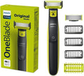 Philips OneBlade QP2824/10 Electric Face Shaver and Trimmer, 3 Combs, 2 Combs for Body
