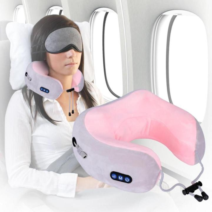 U-Shaped Massage Pillow PINK