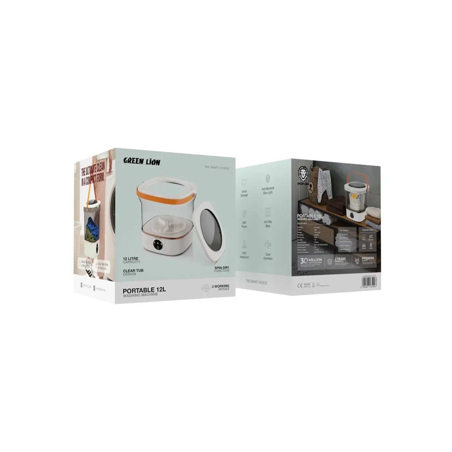 Green Lion Portable 12L Washing Machine