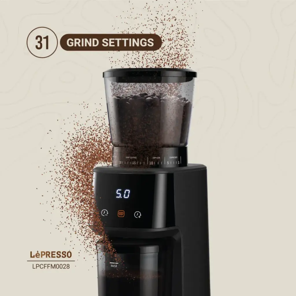 LePresso Conical Burr Grinder