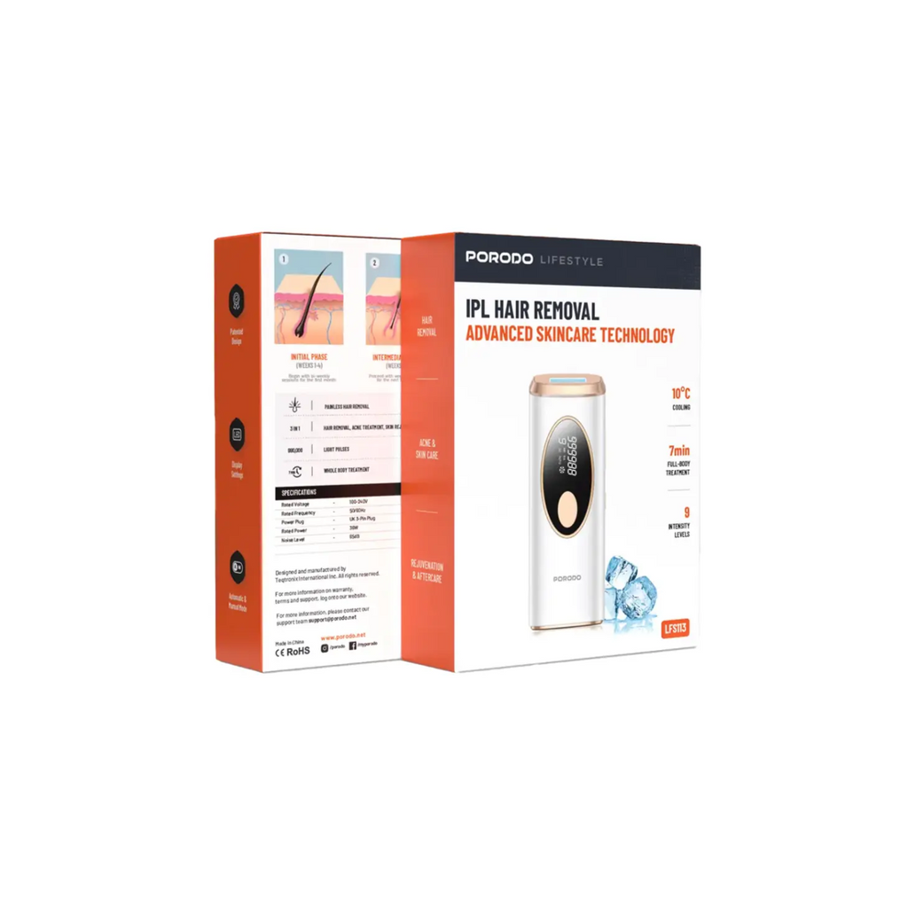 جهاز إزالة الشعر بالليزر Porodo Ipl Lfs113