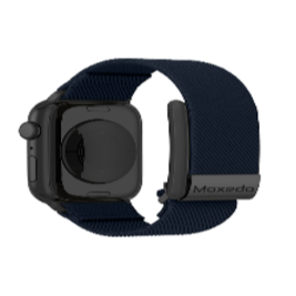 سوار موكسيدو Hybrid Fit-Weave نايلون مجدول لساعة iWatch وWH 4.0 – أزرق ليلي