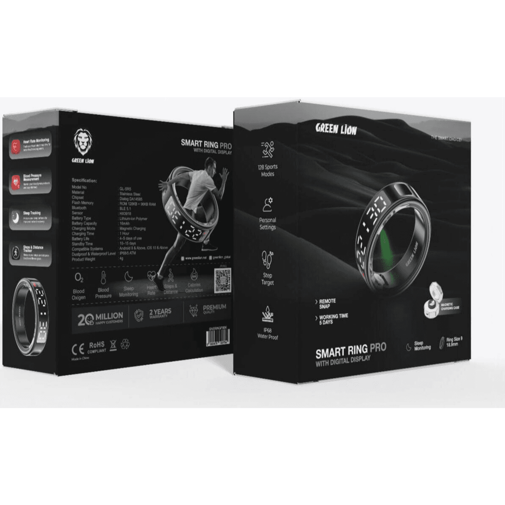 Green Lion Smart Ring Pro with Digital Display