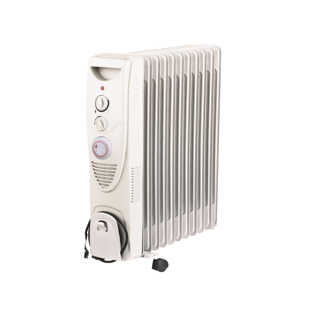 ELBID 2400W Oil Filled Radiator Heater, 9 Fins Indoor Room Heater, HY-B12-F9
