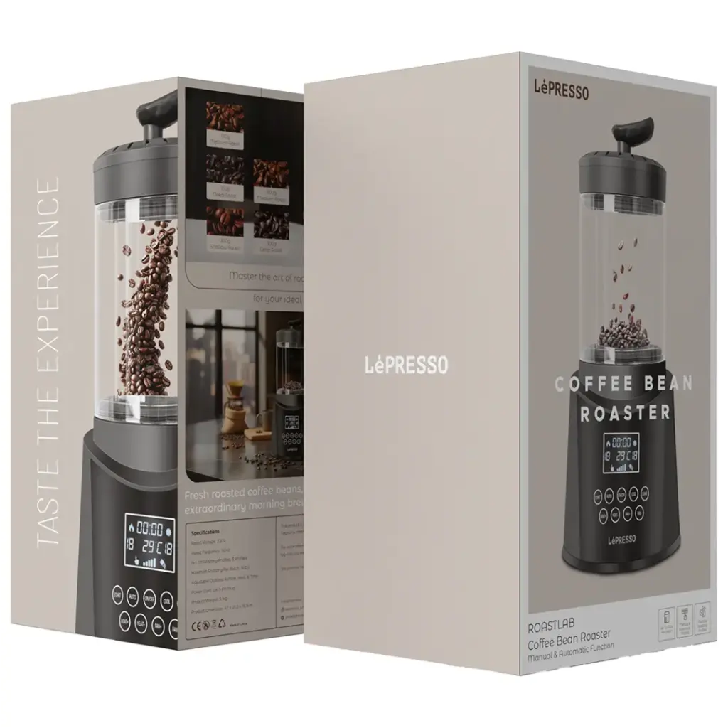 محمصة حبوب القهوة Roastlab بوظائف يدوية وتلقائية من Lepresso