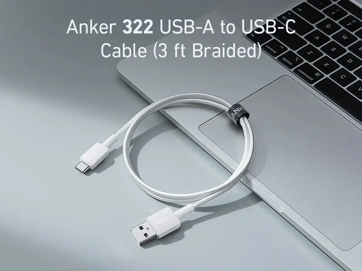 ANKER - 322 USB-A USB-C CABLE 3ft