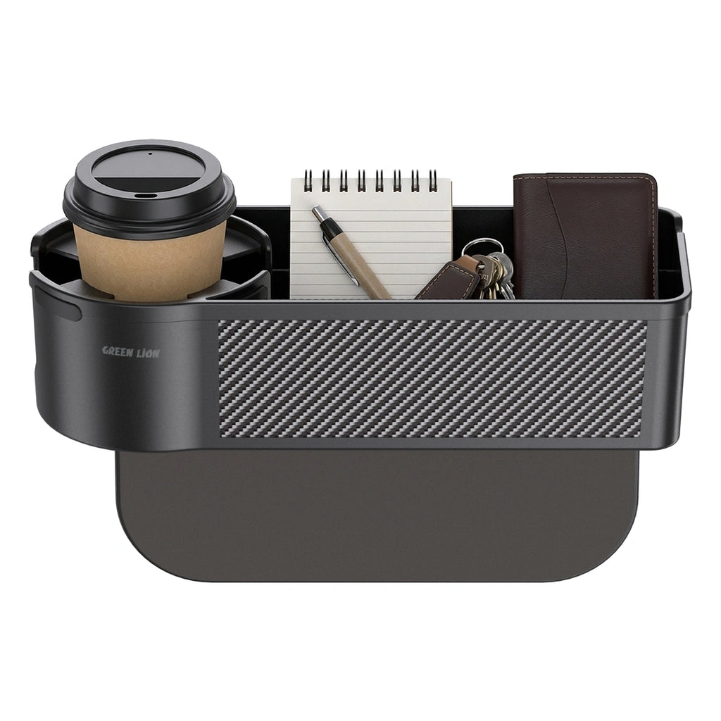 Green Lion Car Seat Organizer with Extra Storage & Zero Clutter