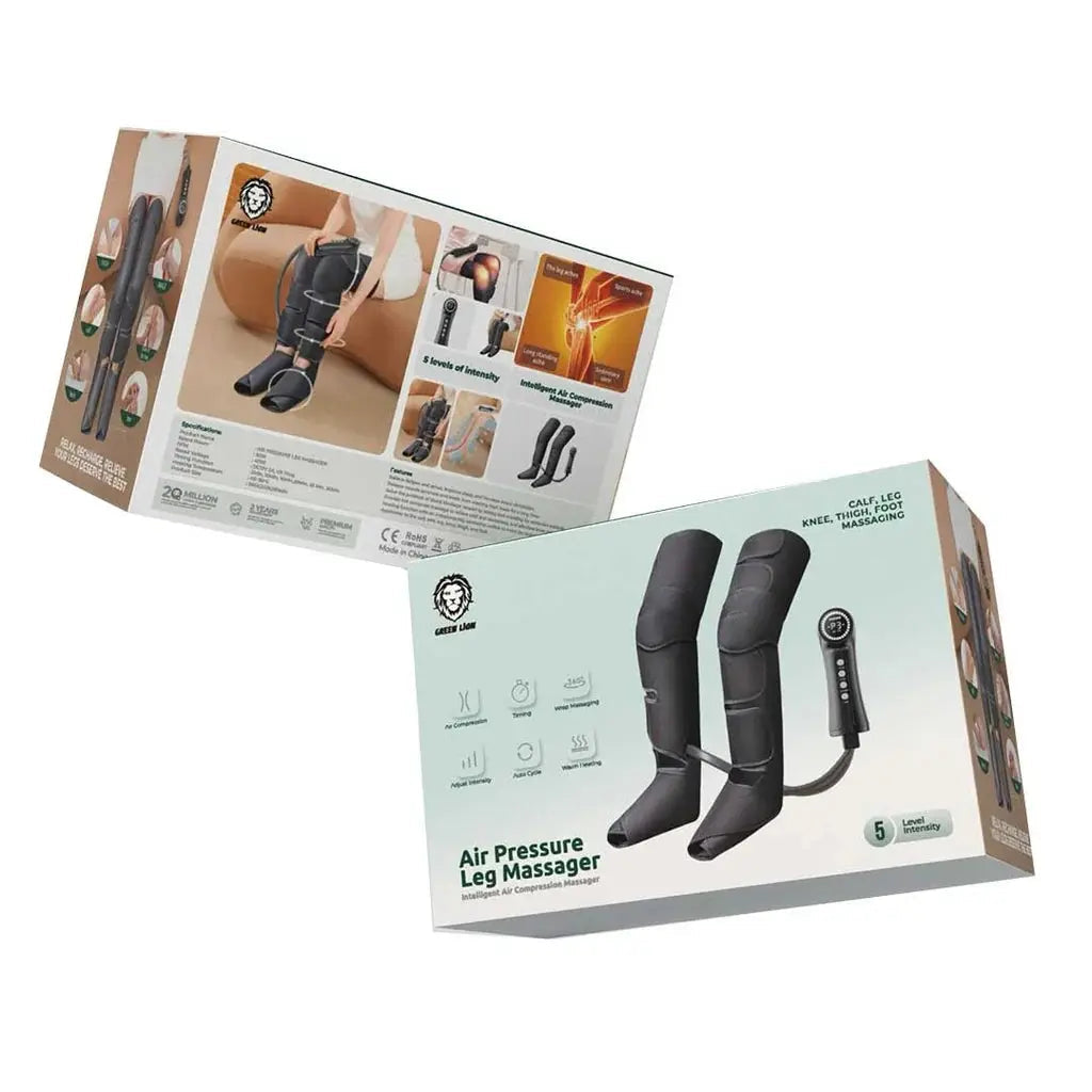 Green Lion Air Pressure Leg Massager - box