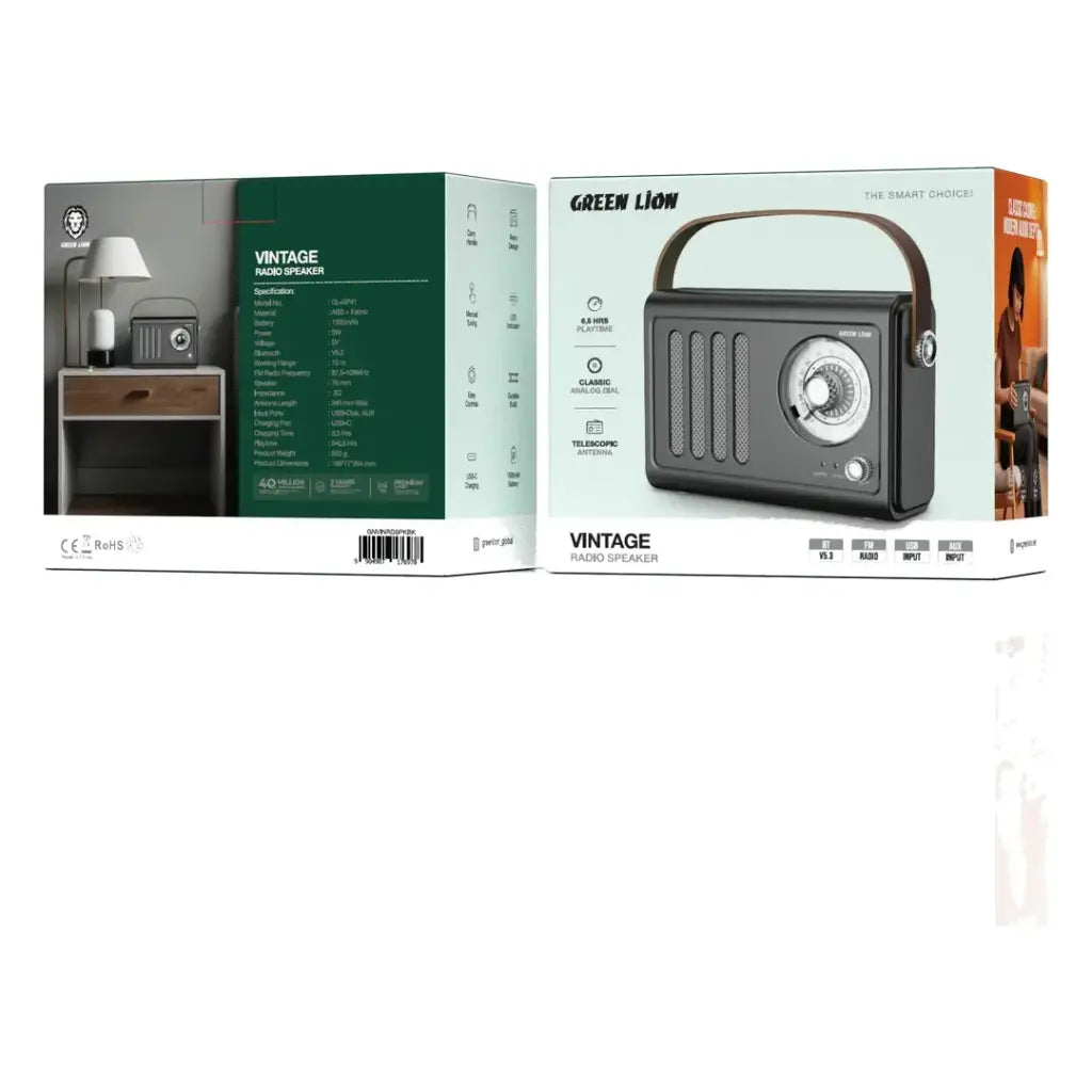 Green Lion Vintage Classic Stereo Speaker