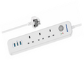 ESSENTIAL 3 USB SURGE PROTECTOR 3 SOCKETS WITH 3 MTR CABLE
