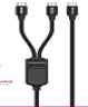Moxedo 2 IN 1 Charging cable Fast Charging Cable USB-C to C+C(100W)