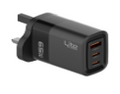 Moxedo Fast Charging 65w GaN Charger With DUAL USB-C / USB-A PORT