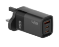 Moxedo Fast Charging 65w GaN Charger With DUAL USB-C / USB-A PORT