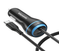 Moxedo ULTRA FAST CAR CHARGER WITH BUILD-IN TYPE-C CABLE 60W