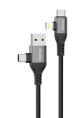 Moxedo 4in1 Charging Cable Nylon Braided Charge & Data Sync Cable