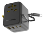 محول السفر Remson Omni Plug 45W GaN