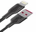 كيبل شحن ومزامنة بيانات MOXEDO USB-A إلى لايتنينج 3.0 متر - أسود