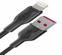كيبل شحن ومزامنة بيانات MOXEDO USB-A إلى لايتنينج 3.0 متر - أسود