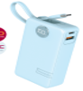 Moxedo Porrta-Go + Power Bank 10,000mAh with  Built-in USB-C Cable