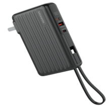 Moxedo Porta-Go 10,000 mAh  22.5W Power Bank with AC Plug