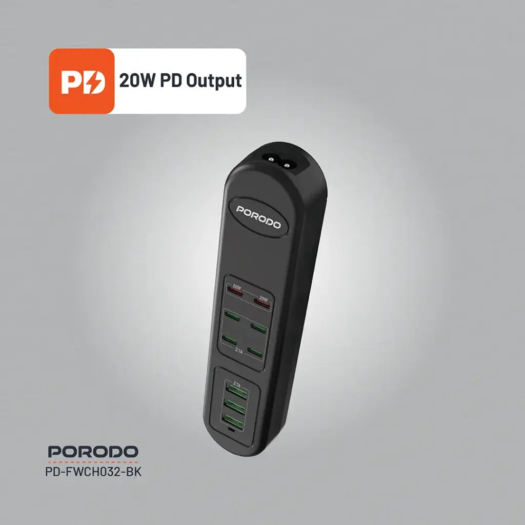 منفذ شحن USB متعدد المنافذ بقوة 50 واط من بورودو