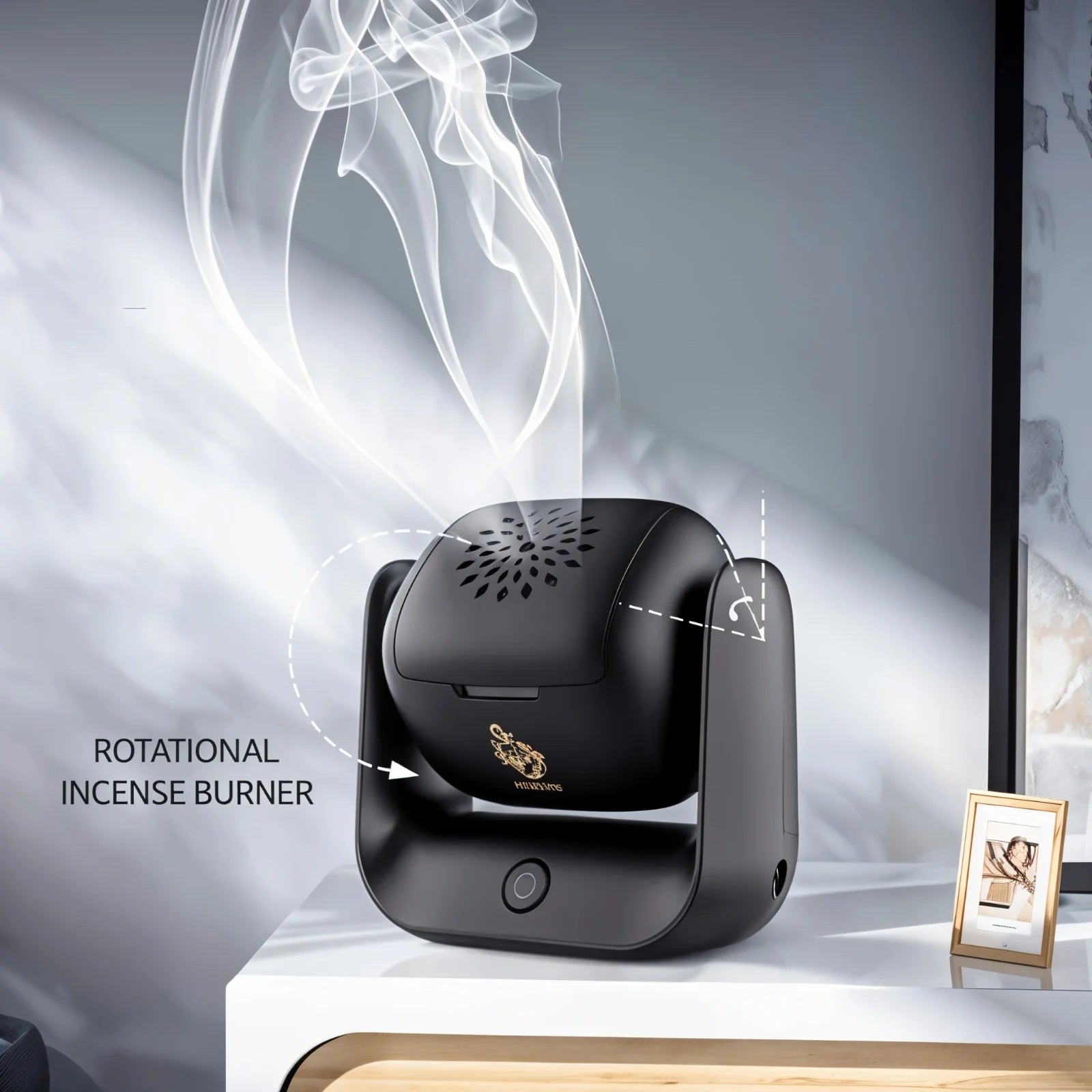 دخون الاماراتبة - ROTATIONAL INCENSE BURNER BK-77