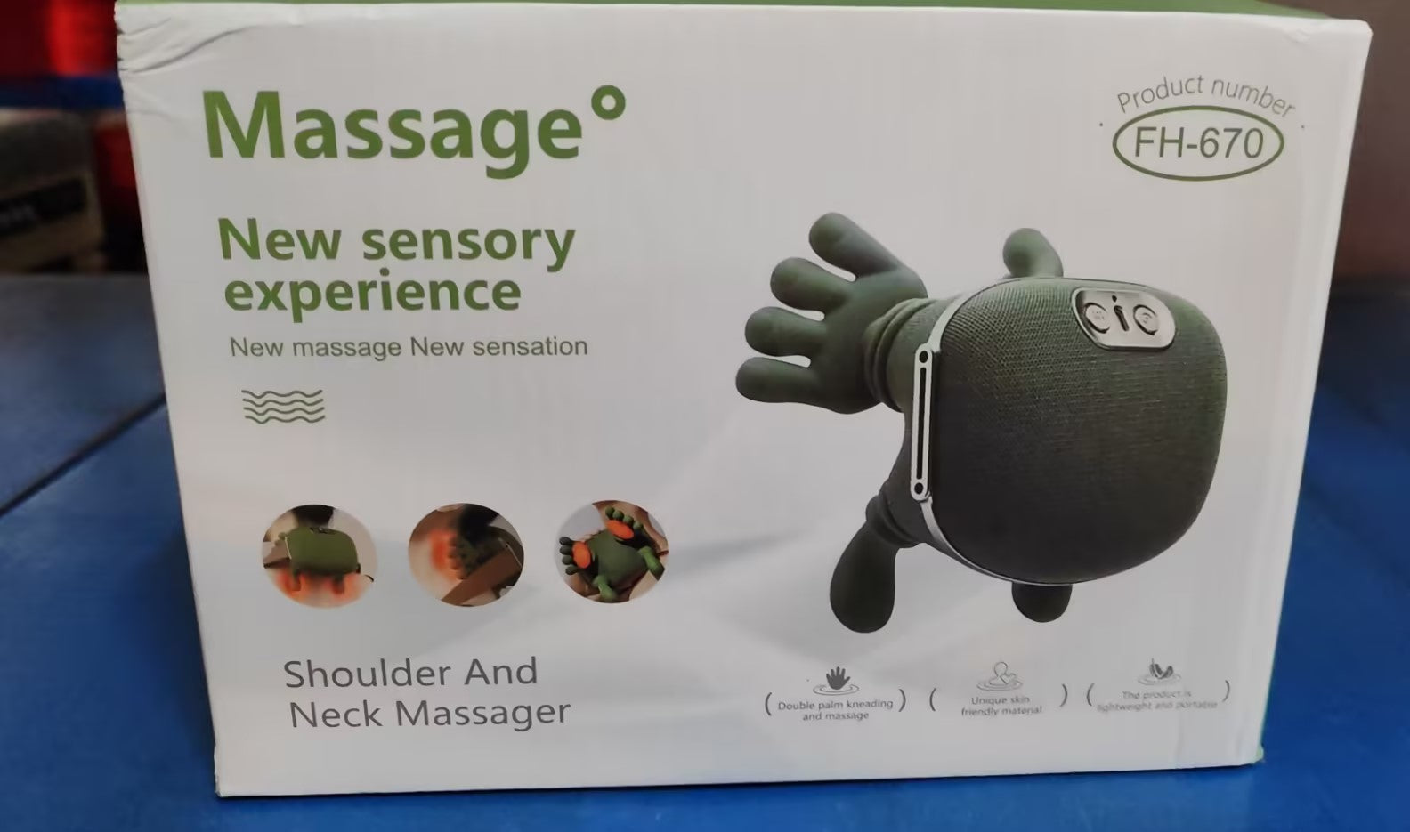 SHOULDER AND NECK MASSAGER - NEW SENSORY EXPERIENCE
