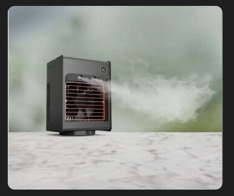 PORODO - PORTABLE COOLING FAN,  AIR AND MIST
