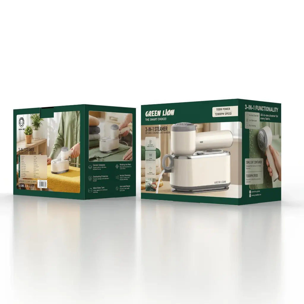 GREEN LION - 3-IN-1 STEAMER 1000W