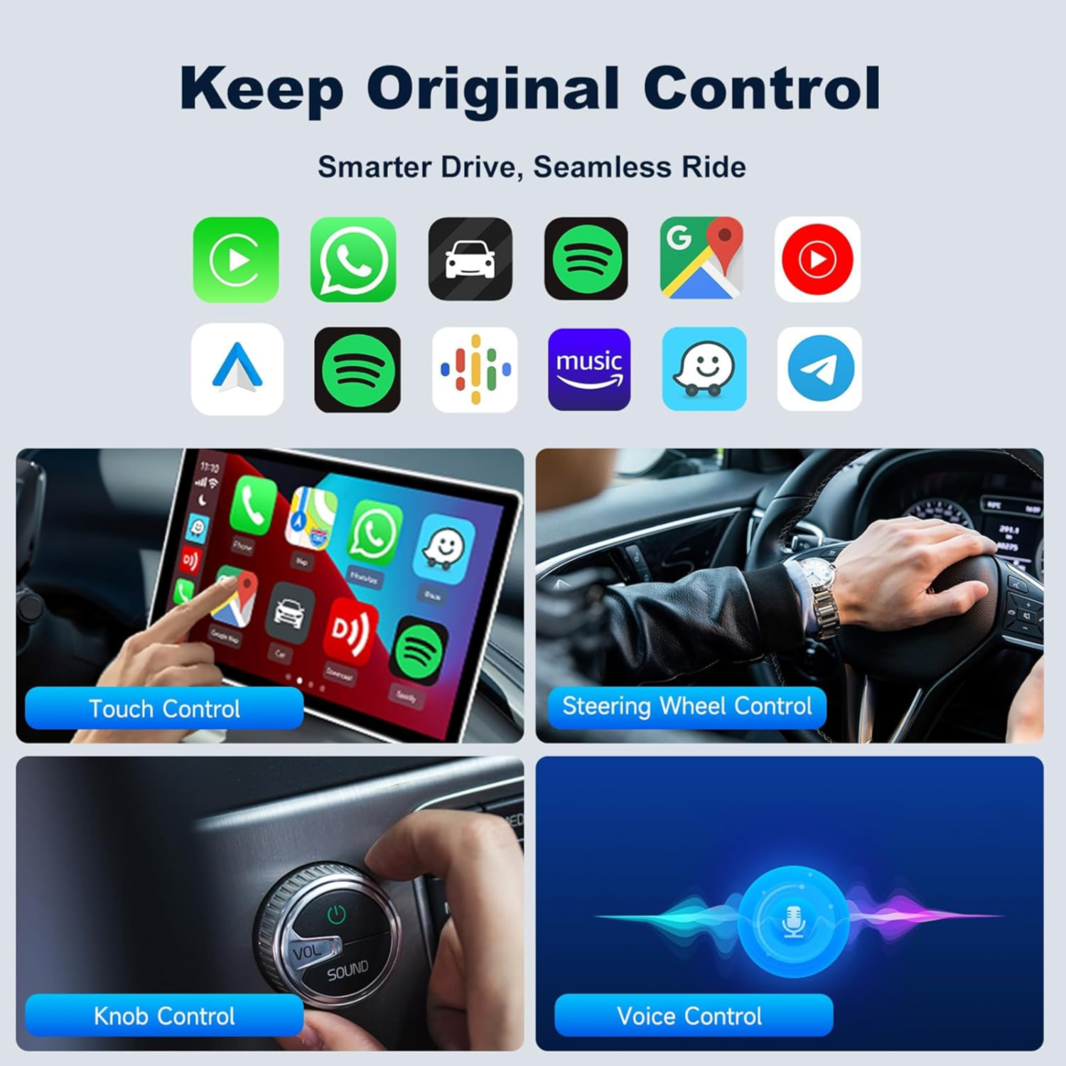 Carlinkit Mini Ultra Wireless CarPlay & Android Adapter