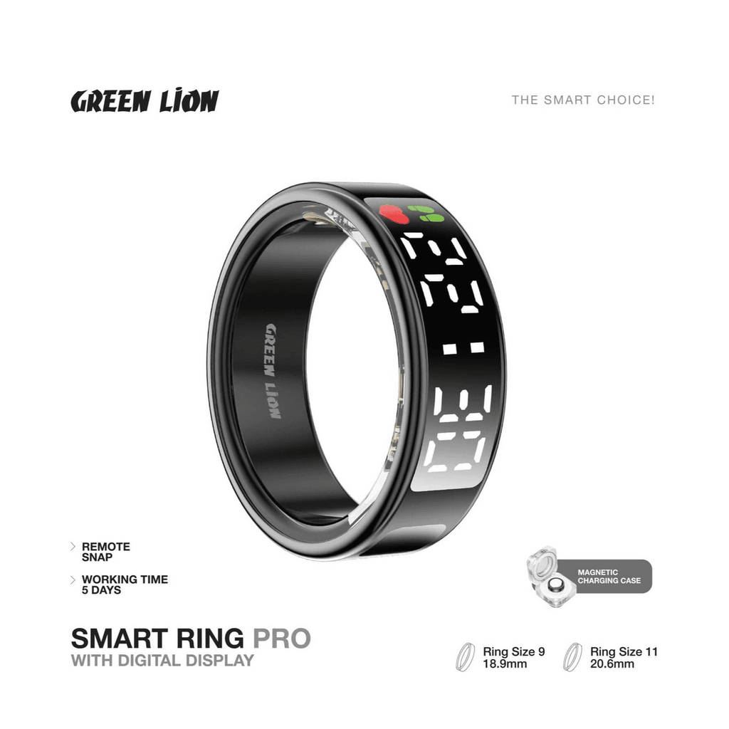 Green Lion Smart Ring Pro with Digital Display