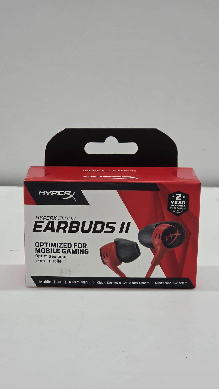 HYPER - HYPERX CLOUD EARBUDS II - OPTIMIZED FOR MOBELE GAMING