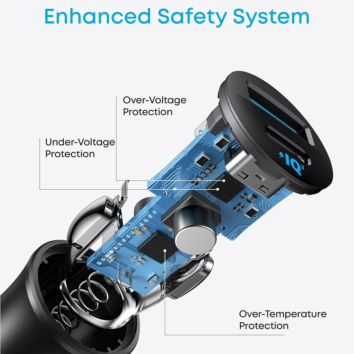 Anker 30W 2-Port Car Charger With 2 Cables B2741H11