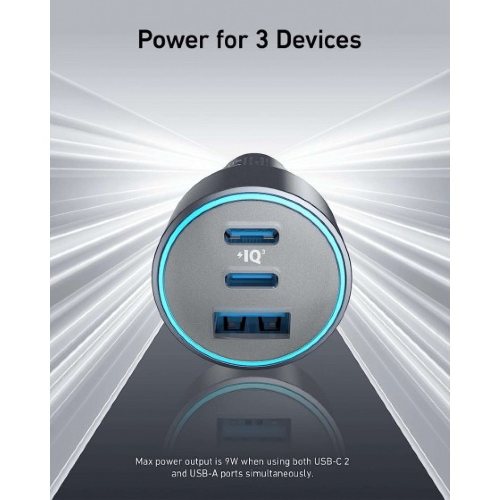 Anker 535 Car Charger 67w With 2 Usb-c (45w+20w) – A2731ha1