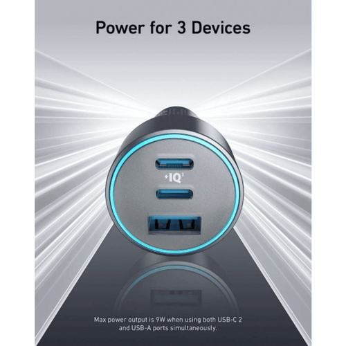 شاحن سيارة أنكر 535 بقوة 67 واط مع 2 منفذ USB-C (45 واط + 20 واط) – A2731ha1
