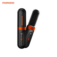 Porodo Portable HEATING STYLE BRUSH فرشاة تصفيف حرارية محمولة قابلة للدوران
