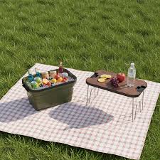 GREEN LION Folding Basket with Built-In Table (32L)