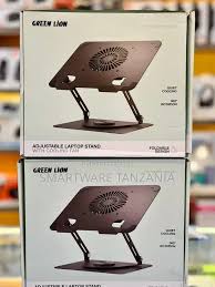 GREEN LION - ADJUSTABLE LAPTOP STAND WITH COOLING FAN