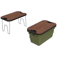 GREEN LION Folding Basket with Built-In Table (32L)