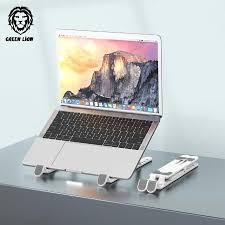 GREEN LION - ADJUSTABLE LAPTOP STAND WITH COOLING FAN