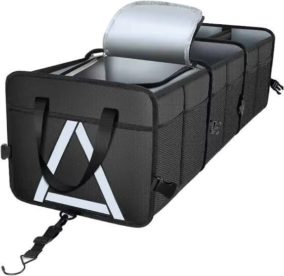 Green Lion Car Trunk Organizer 80L - Black